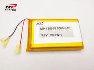 Pacchetto ricaricabile 3,7 V 8000mAh 125685 della batteria del polimero dello ione del litio dell'inseguitore di GPS