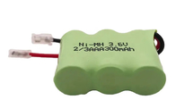 La batteria ricaricabile del Ni MH di 3.6V 300mAh imballa la dimensione di 500Cycles 2AAA 3AAA